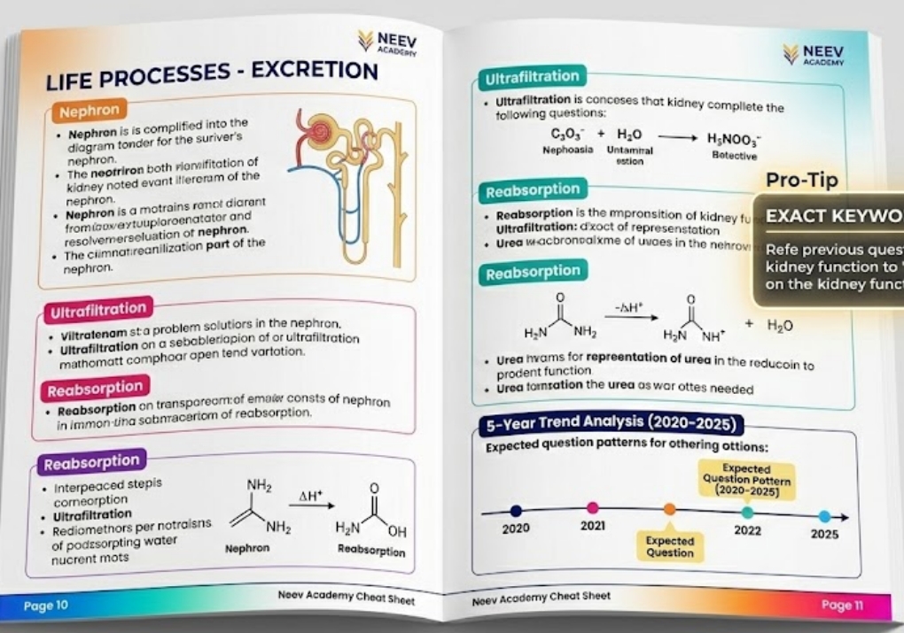 NCERT – CLASS 10 SCIENCE CHEAT SHEET